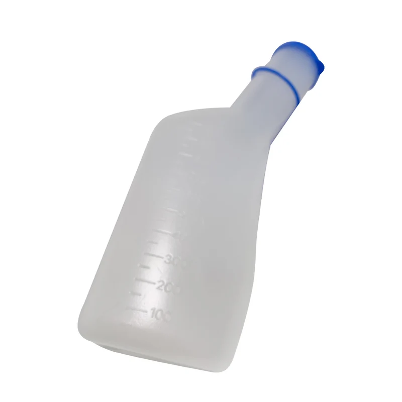 Ratiomed Urinflasche für Männer, eckig, durchscheinend, Deckel 1 Liter