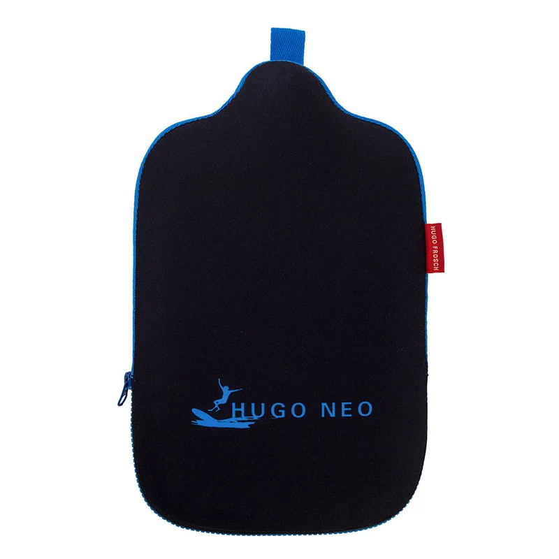Hugo Frosch Öko Wärmflasche 2,0 L, Neoprenbezug, versch. Muster