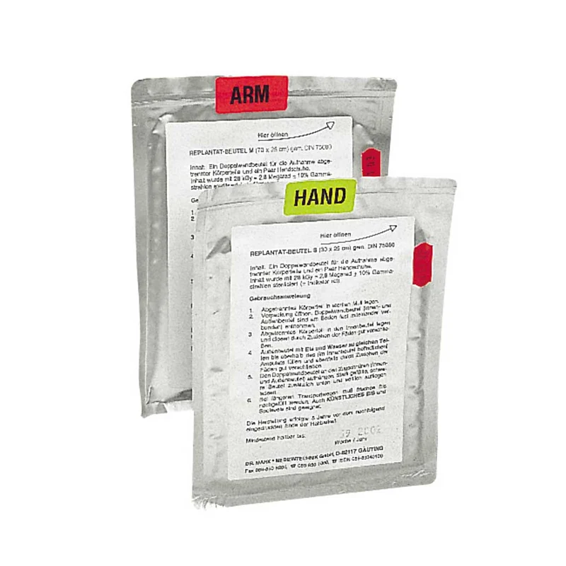 Holthaus Medical Replantatbeutel, 2-Kammer, S-L