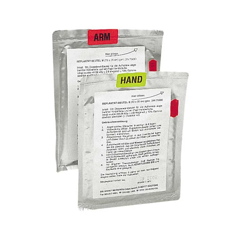 Holthaus Medical Replantatbeutel, 2-Kammer, S-L