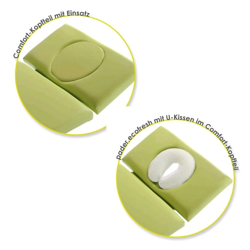 Pader eco fresh Kopfteil, 3-tlg mit Armauflagen oder Comfort-Ausführung