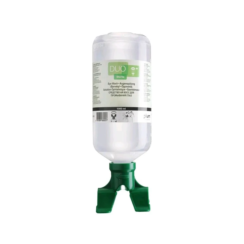 Plum Augenspülflasche mit Augenspüllösung, Einfach o. Duo, 200ml - 1L