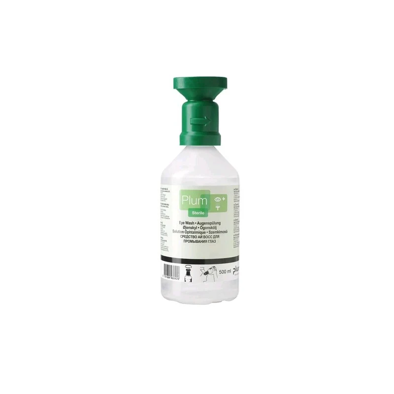 Plum Augenspülflasche mit Augenspüllösung, Einfach o. Duo, 200ml - 1L