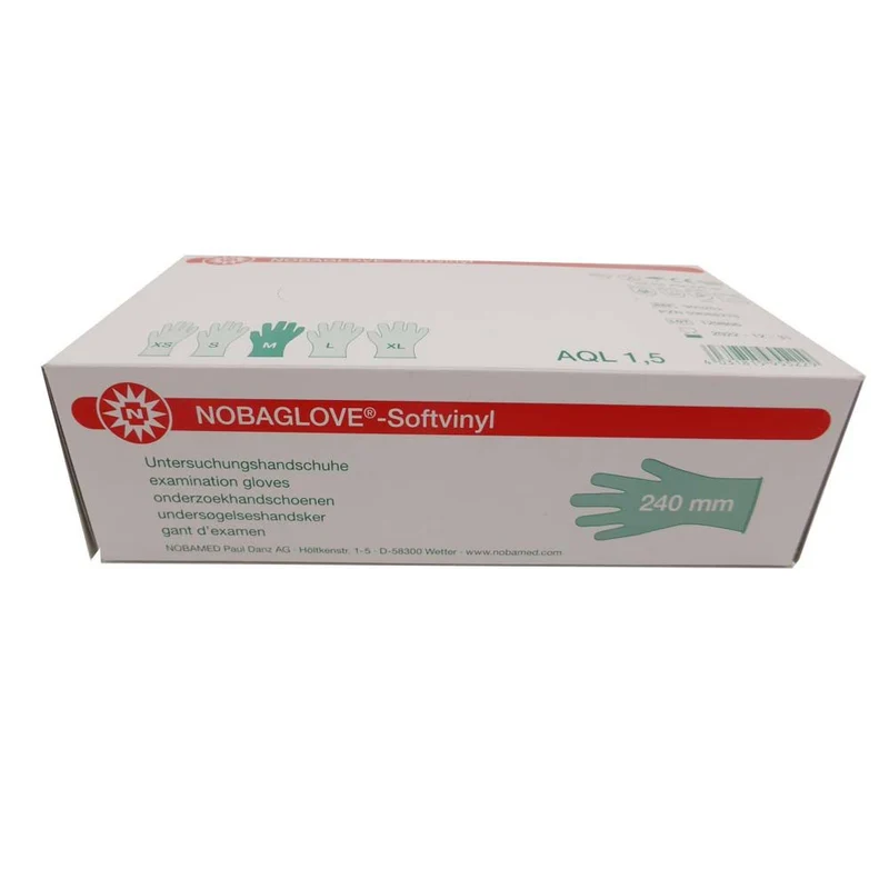 Noba NOBAGLOVE®-Softvinyl Einmal-Handschuhe, XS-XL, 100St