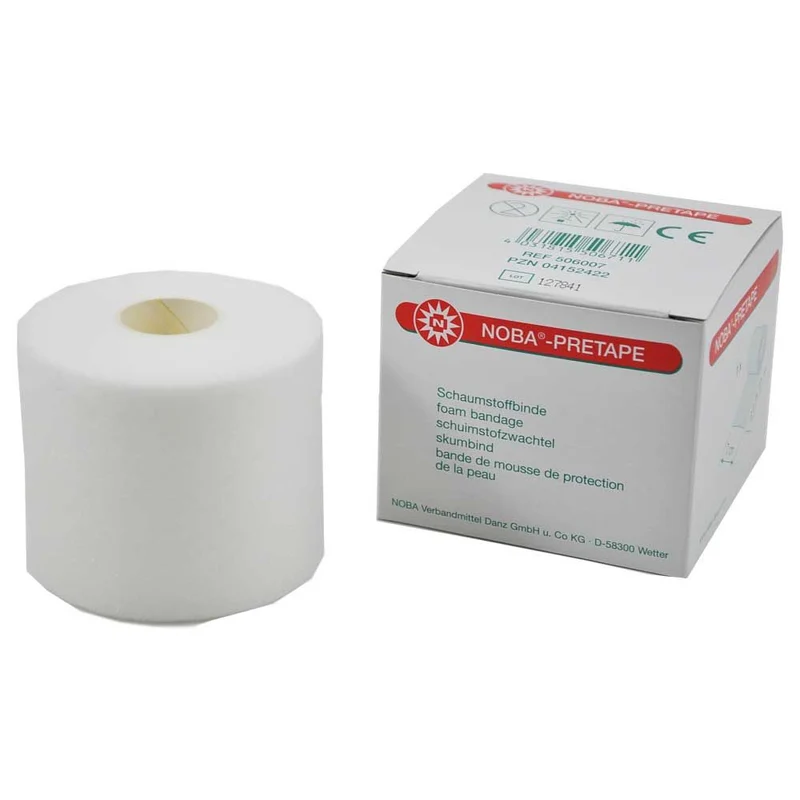 NOBA®-Pretape, Schaumstoffbinde, polsternd, 27,5m, 2Gr, 1St