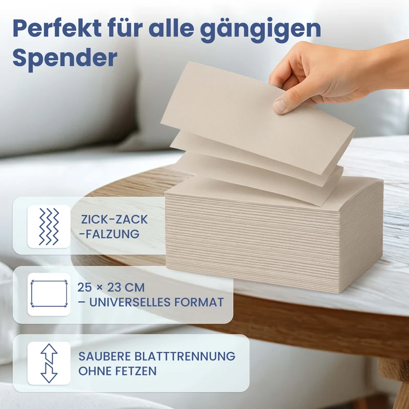 Papierhandtuch - 1 lagig, 5.000 Stück