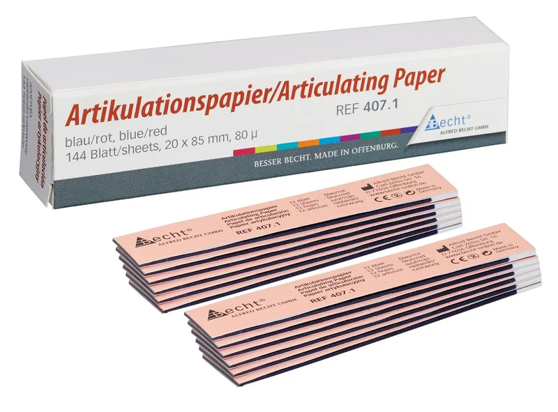 Artikulationspapier blau / blau