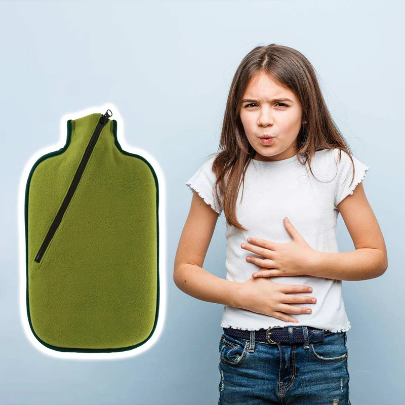Hugo Frosch Öko Wärmflasche 2,0 L, Softshell, Bambus