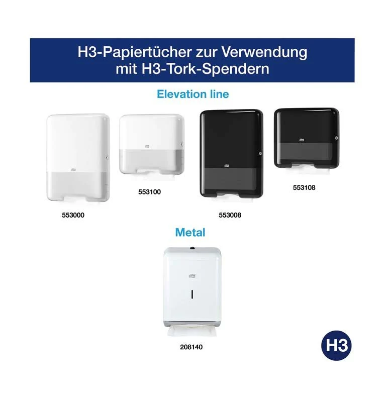Tork Advanced grün 25 x 23cm