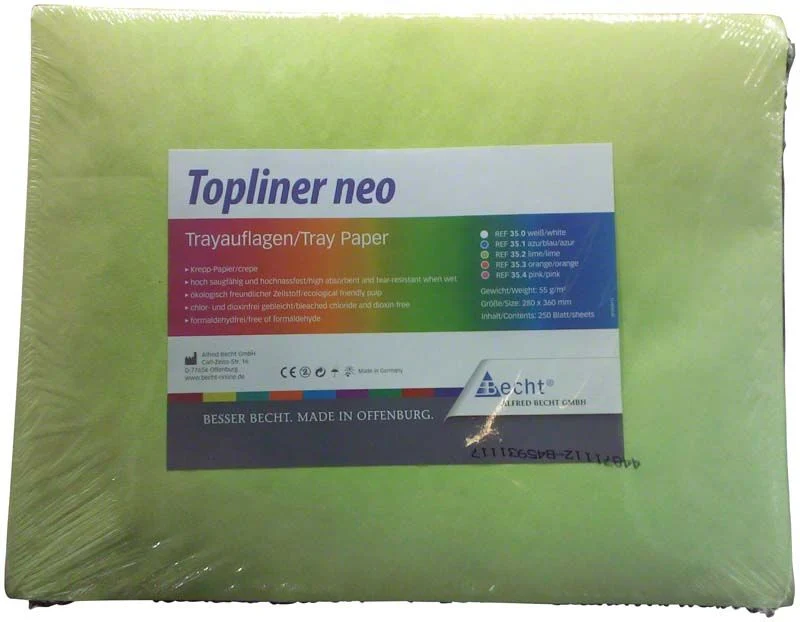 Topliner neo 36 x 28cm lime