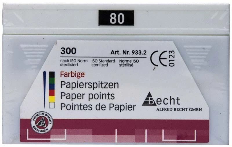 Papierspitzen color Gr. 080 schwarz 300er