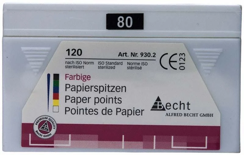 Papierspitzen color Gr. 080 schwarz 120er