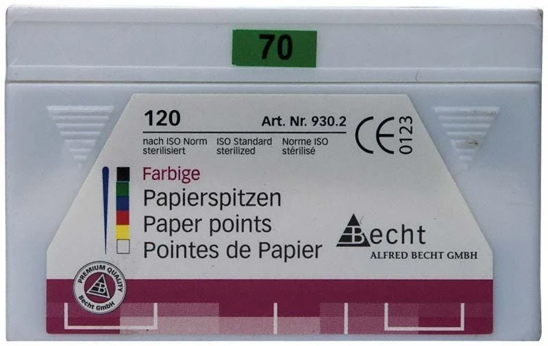 Papierspitzen color Gr. 070 grün 120er
