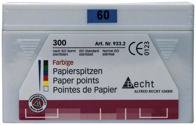 Papierspitzen color Gr. 060 blau 300er
