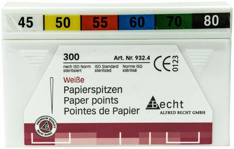 Weiße Papierspitzen sortiert - Gr. 45 - 80 , 300er