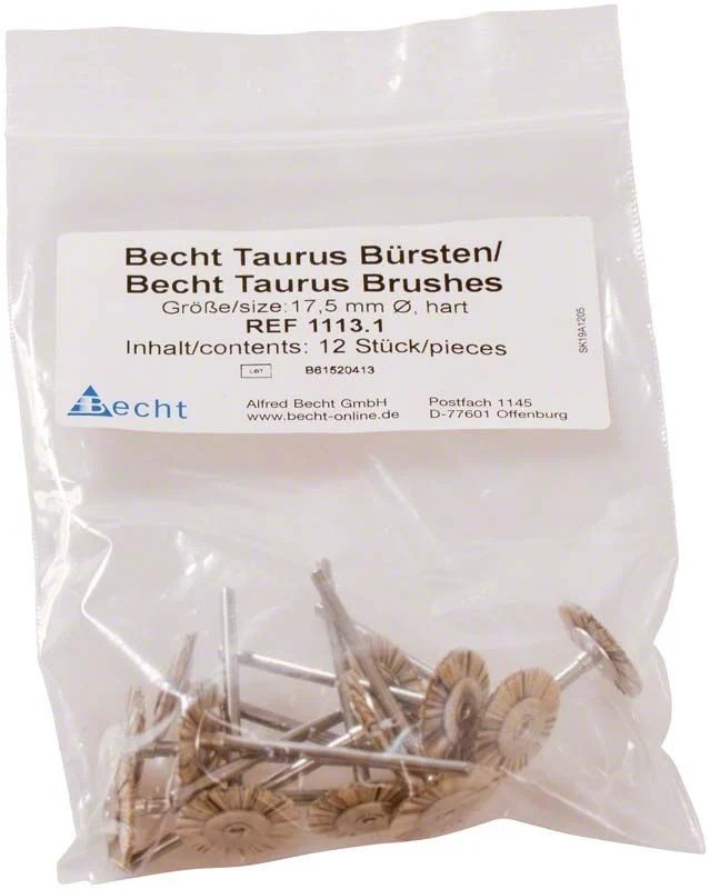 Taurus Bürste Pferdehaar hart - Ø 17,5mm