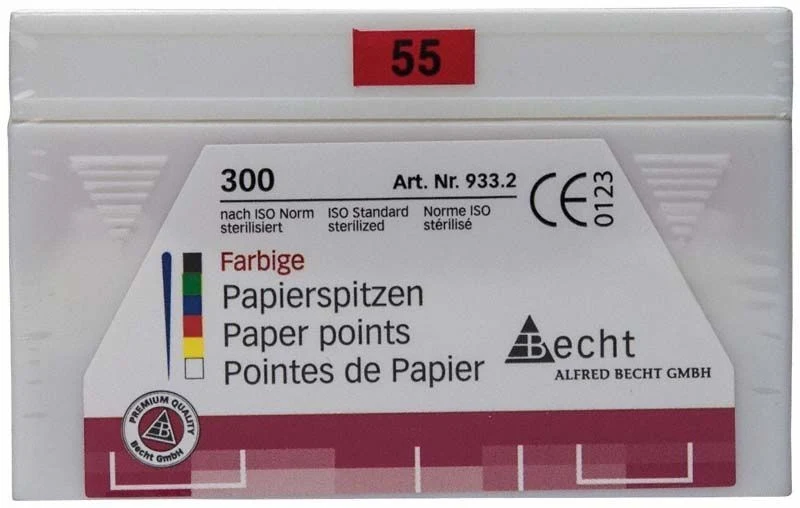 Papierspitzen color Gr. 055 rot 300er