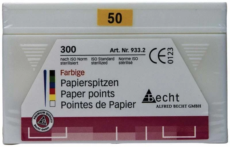Papierspitzen color Gr. 050 gelb 300er