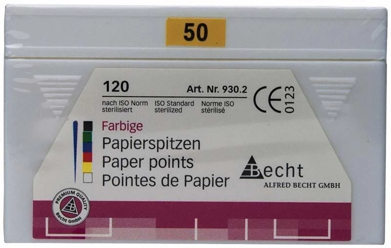 Papierspitzen color Gr. 050 gelb 120er