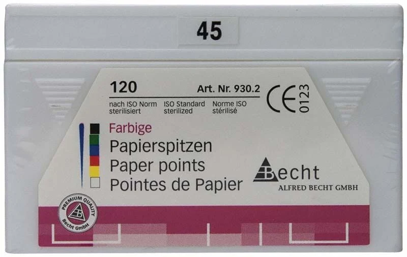 Papierspitzen color Gr. 045 weiß 120er