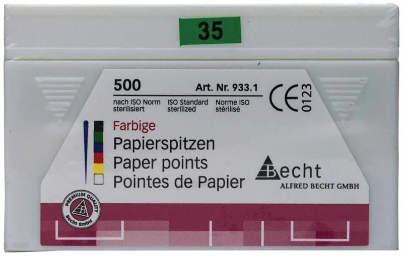 Papierspitzen color Gr. 035 grün 500er