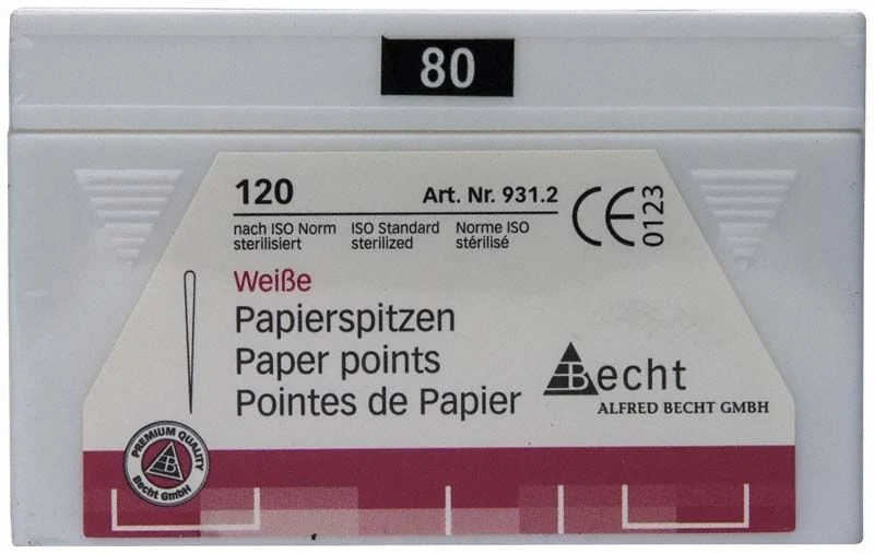 Weiße Papierspitzen Gr. 80 , 120er