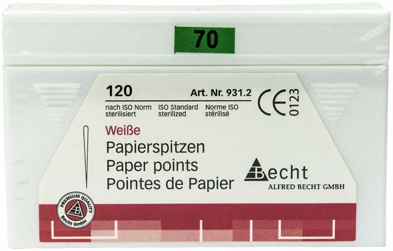 Weiße Papierspitzen Gr. 70 , 120er