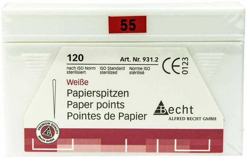 Weiße Papierspitzen Gr. 55 , 120er