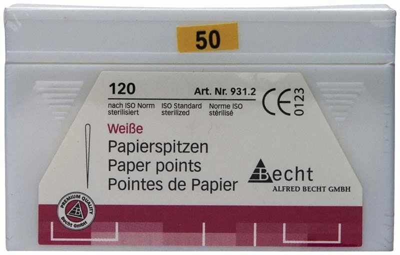 Weiße Papierspitzen Gr. 50 , 120er