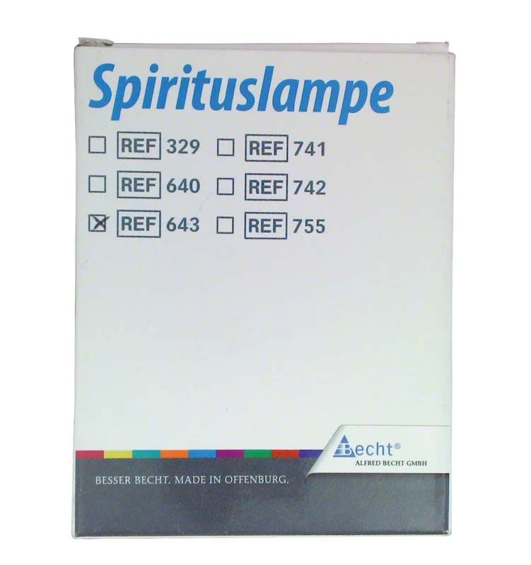 Spirituslampe Opalglas - 100ml Fassungsvermögen