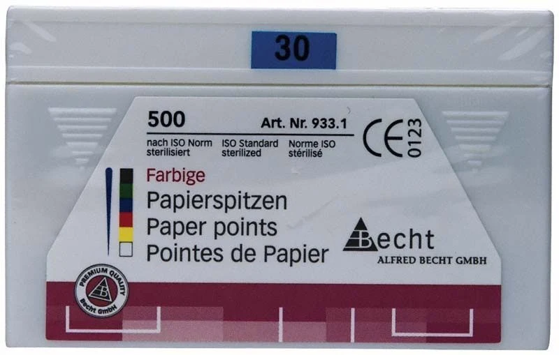 Papierspitzen color Gr. 030 blau 500er