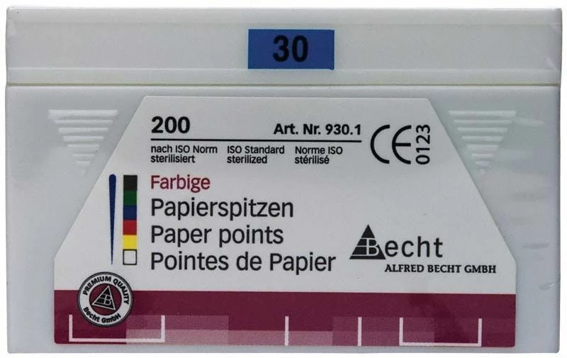 Papierspitzen color Gr. 030 blau 200er