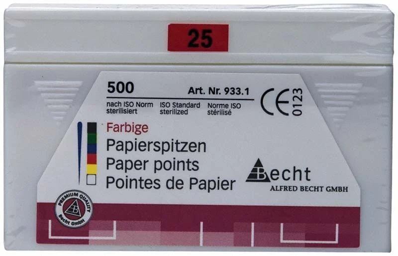 Papierspitzen color Gr. 025 rot 500er