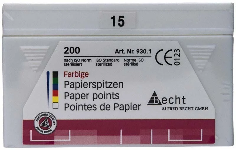 Papierspitzen color Gr. 015 weiß 200er