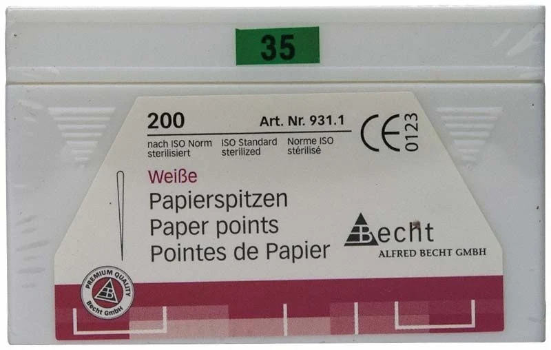 Weiße Papierspitzen Gr. 35 , 200er