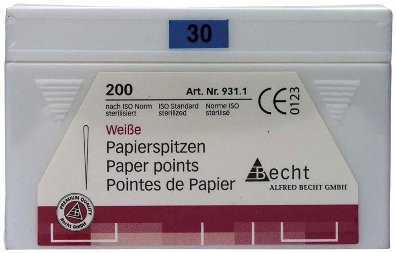 Weiße Papierspitzen Gr. 30 , 200er