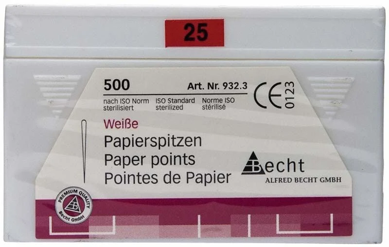 Weiße Papierspitzen Gr. 25 , 500er