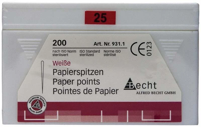 Weiße Papierspitzen Gr. 25 , 200er