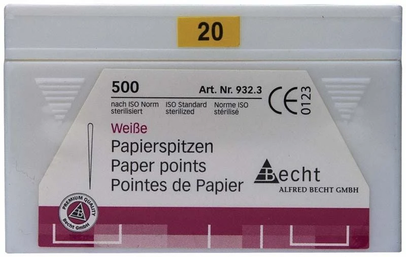 Weiße Papierspitzen Gr. 20 , 500er