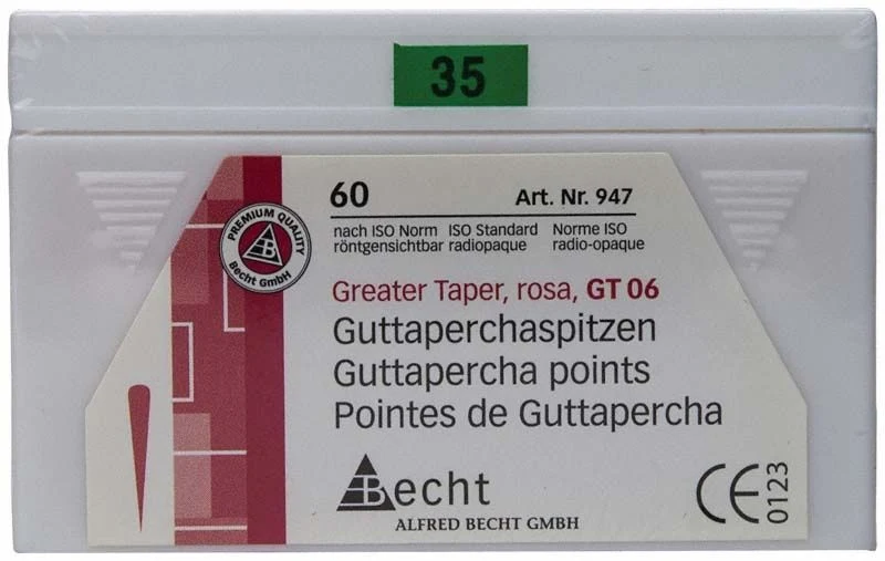 Rosa Guttaperchaspitzen GT 06 Gr. 35