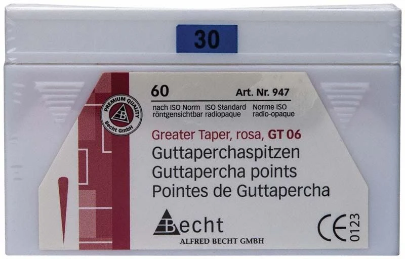 Rosa Guttaperchaspitzen GT 06 Gr. 30