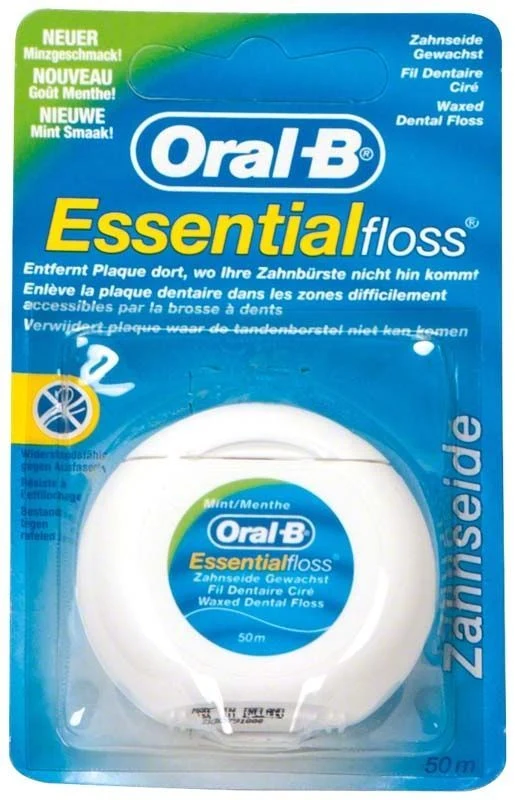 Oral B Essentialfloss gewachst mint