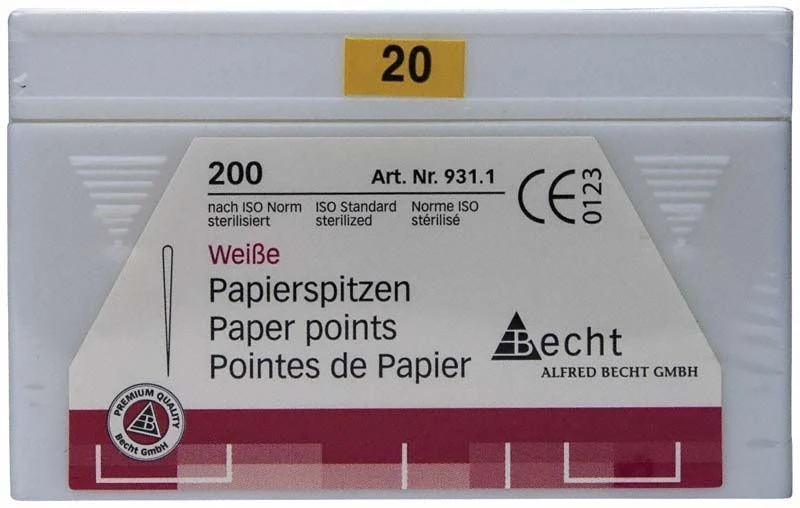 Weiße Papierspitzen Gr. 20 , 200er