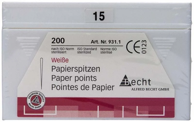 Weiße Papierspitzen Gr. 15 , 200er