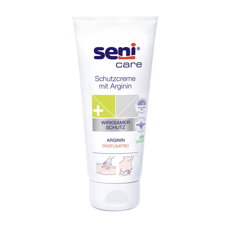 Seni Care Schutzcreme mit Arginin, parfümfrei, 200ml