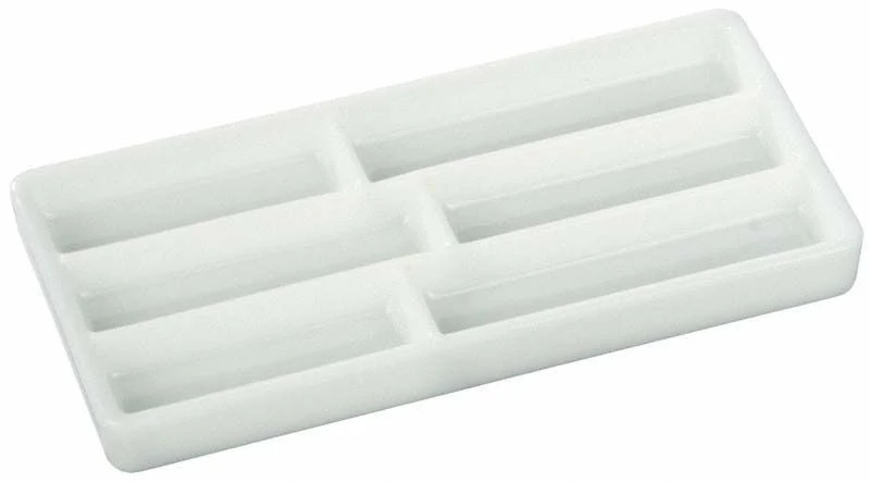 Normenschale Opalglas Nr. 8 - mit 6 Fächern