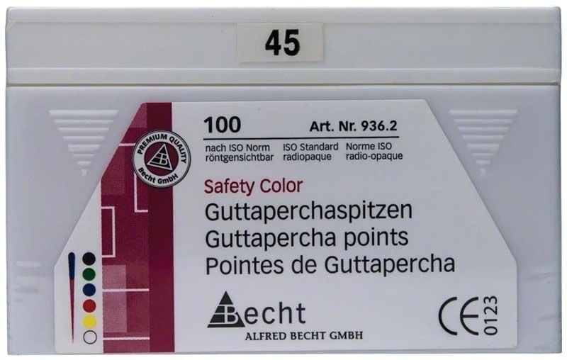 Guttaperchaspitzen safety color Gr. 045 weiß