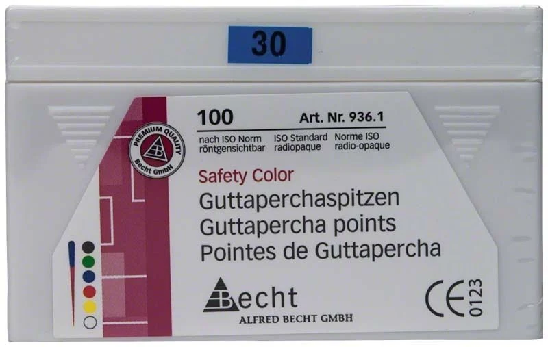 Guttaperchaspitzen safety color Gr. 030 blau
