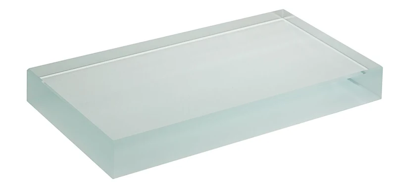 Glasblock einseitig mattiert