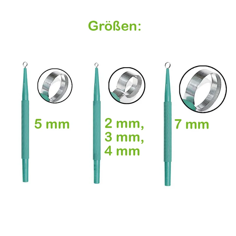 Kai Medical Einweg Hautkürette, einseitig scharf, präzise, Gr., 1St
